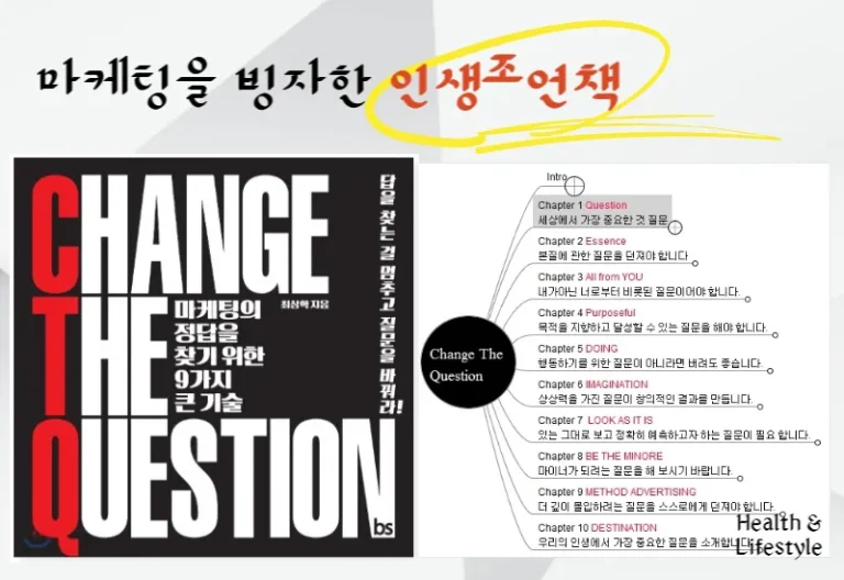 마케팅을 빙자한 인생조언 9가지를 담은책(CTQ)